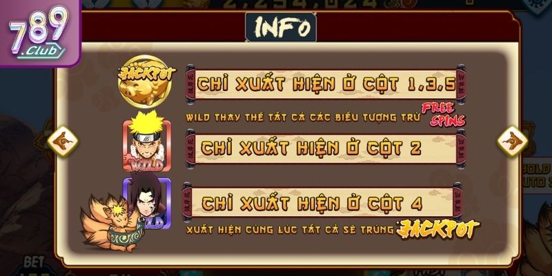 Naruto Slots 789CLUB Giải Mã Sức Hút Của Game Quay Hũ 3 Vòng quay miễn phí