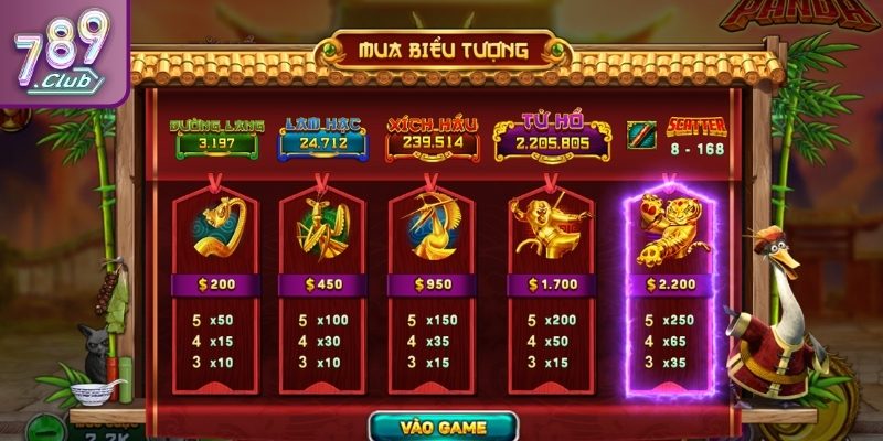 Biểu tượng bí kíp võ học mở thưởng lớn